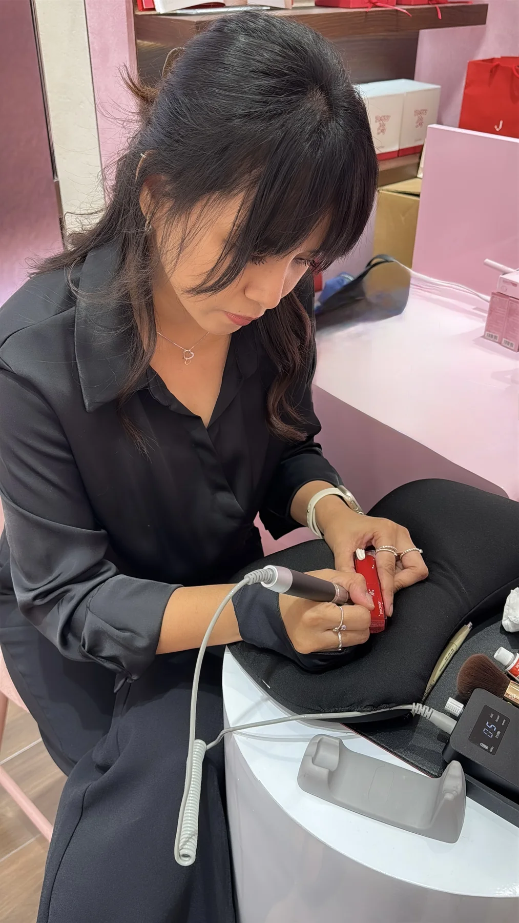Live engraving during an activation